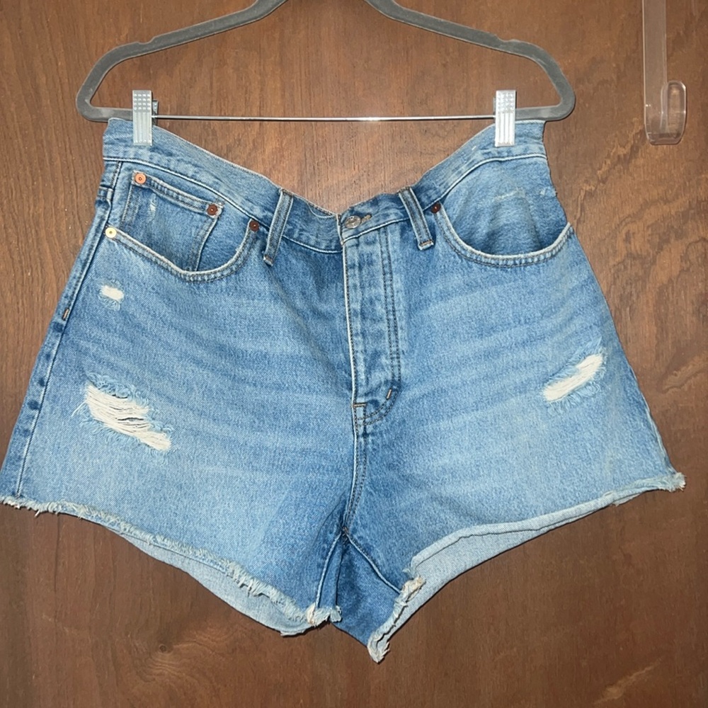 Madewell curvy relaxed denim shorts sz 29